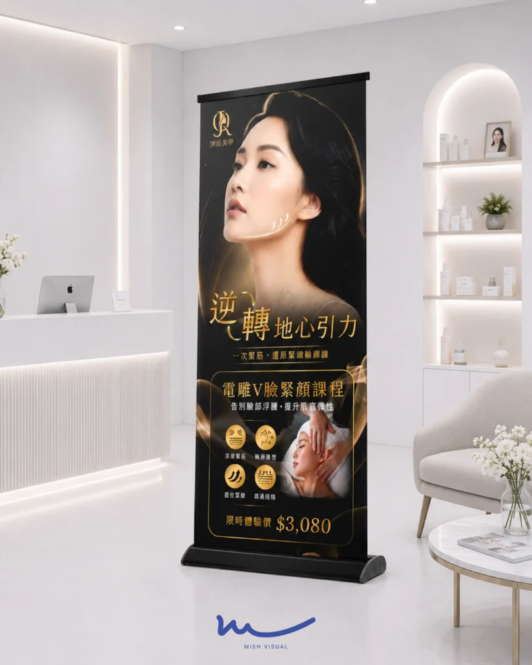 美業易拉展設計