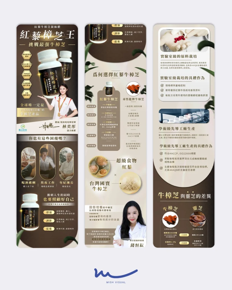 保健品 銷售頁設計