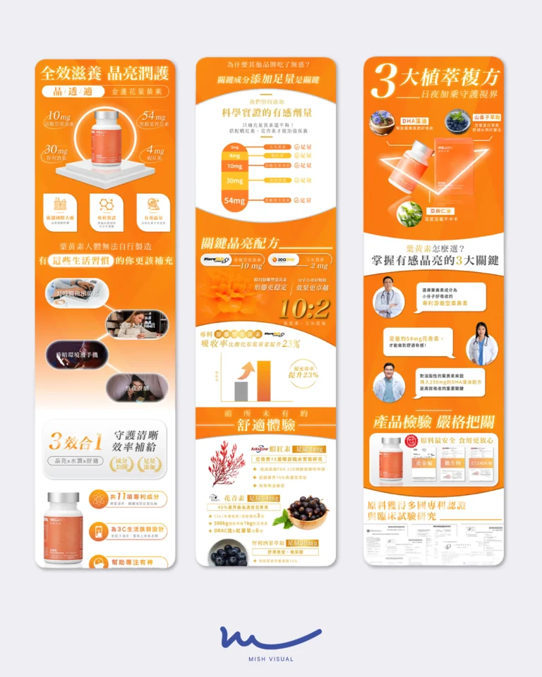 保健品 銷售頁設計